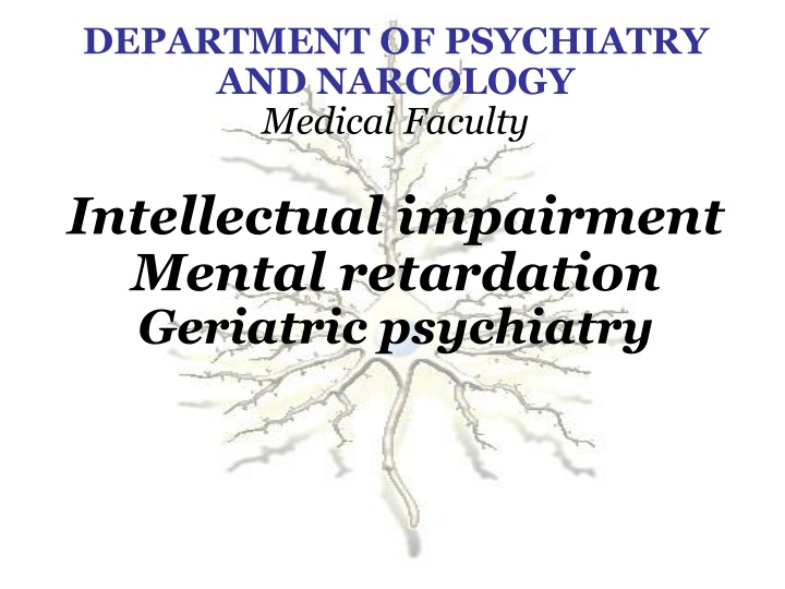 Mental Retardation