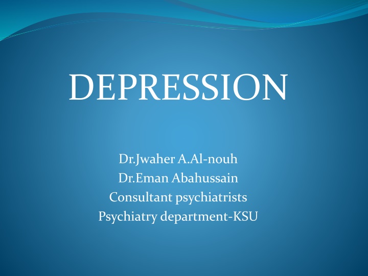 depression n.w