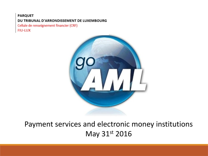 payment services and electronic money n.w