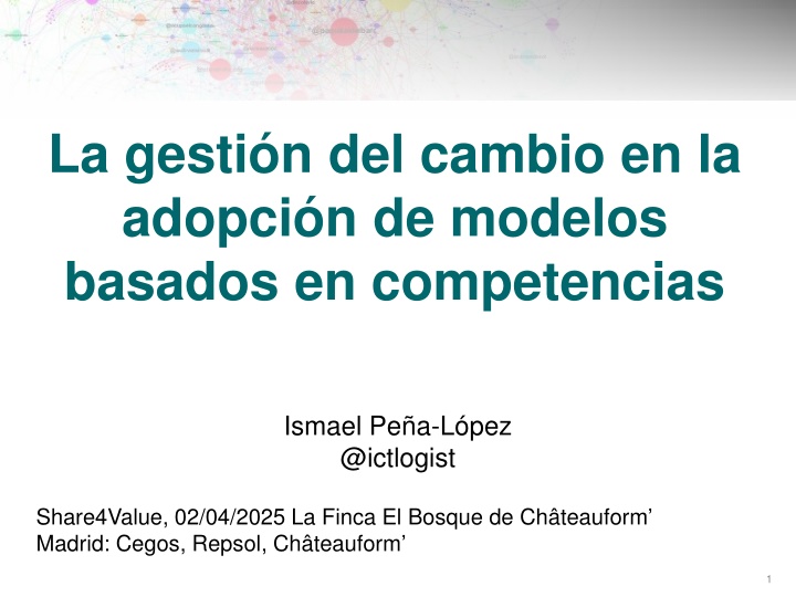 la gesti n del cambio en la adopci n de modelos n.w