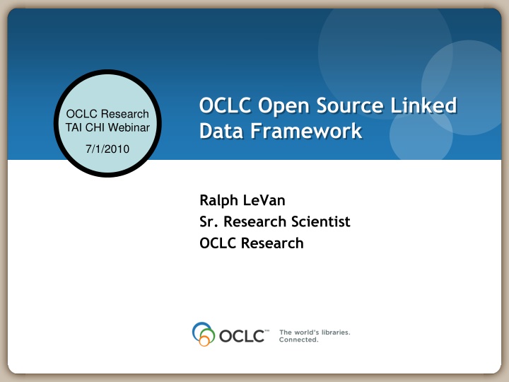oclc open source linked data framework n.w