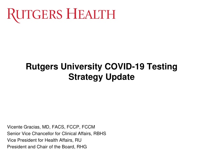 rutgers university covid 19 testing strategy n.w