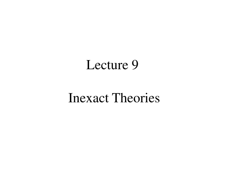 lecture 9 n.w