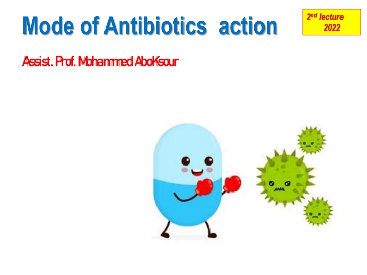 mode of antibiotics action n.w