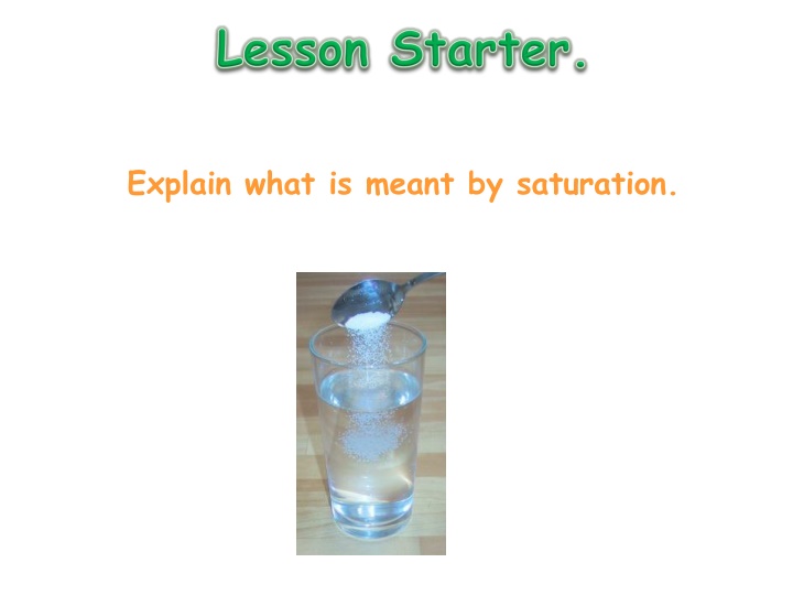 explain what is meant by saturation n.w