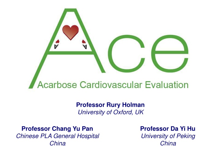 professor rury holman university of oxford uk n.w