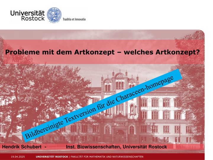 probleme mit dem artkonzept welches artkonzept n.w