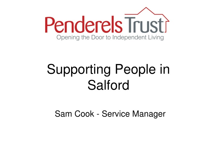 supporting people in salford n.w