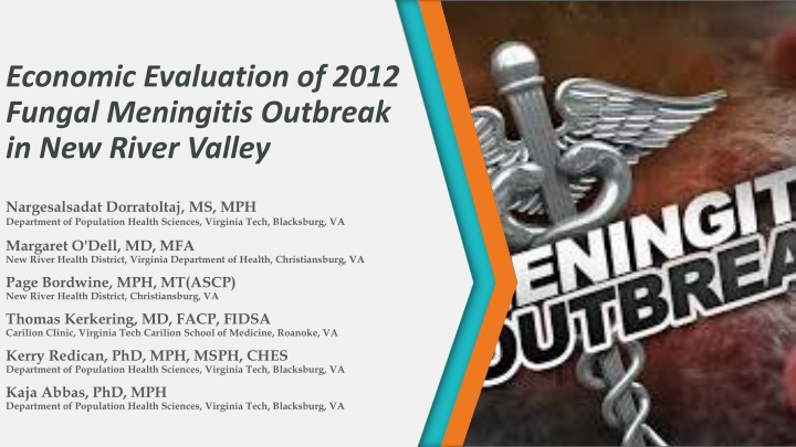 economic evaluation of 2012 fungal meningitis n.w
