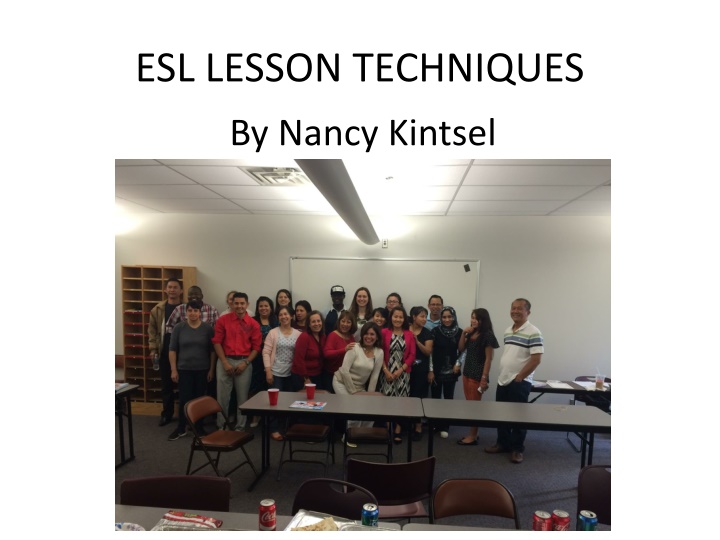 esl lesson techniques n.w