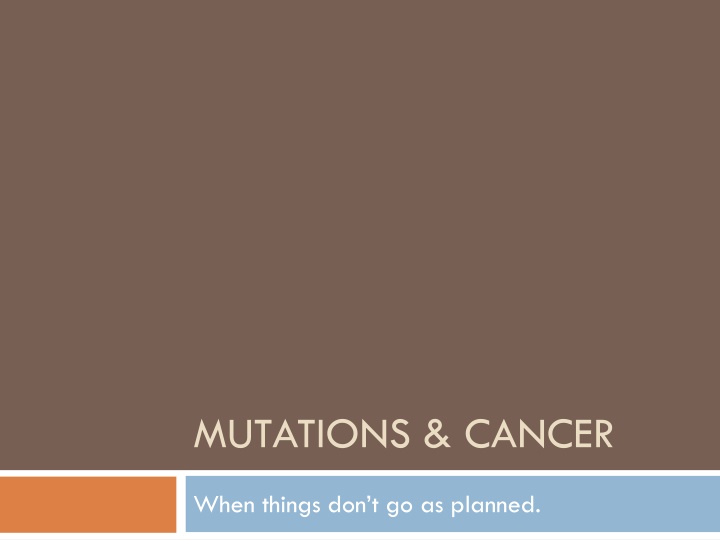 mutations cancer n.w