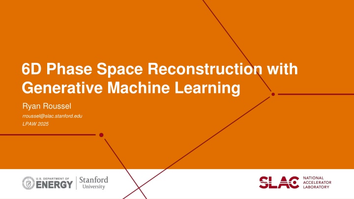 6d phase space reconstruction with generative n.w