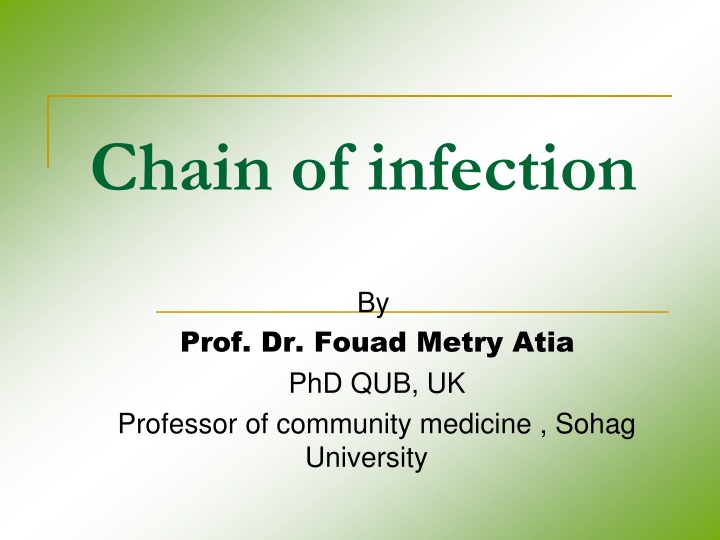 chain of infection n.w