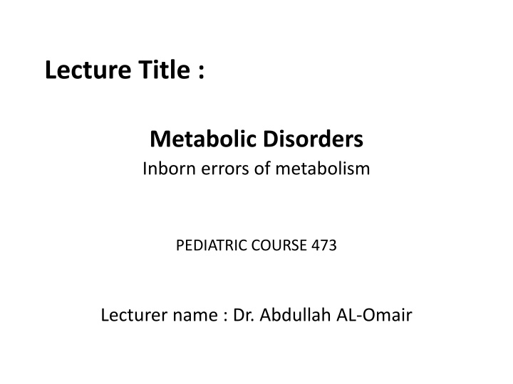 lecture title n.w