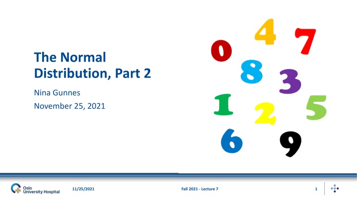the normal distribution part 2 n.w