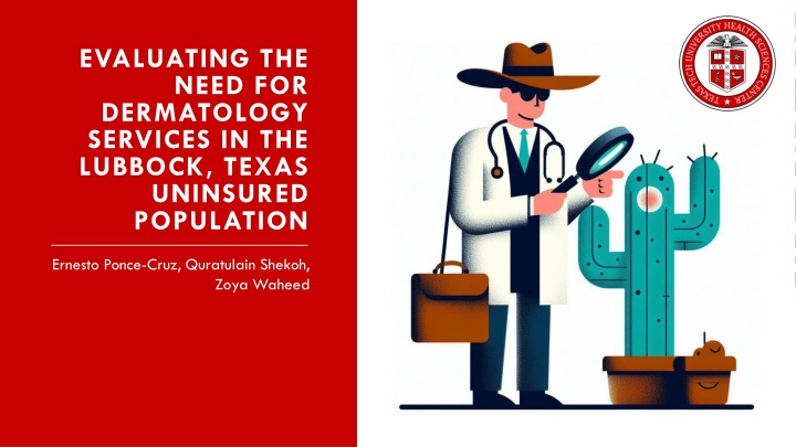 Evaluating Dermatology Needs in Lubbock Uninsured Population
