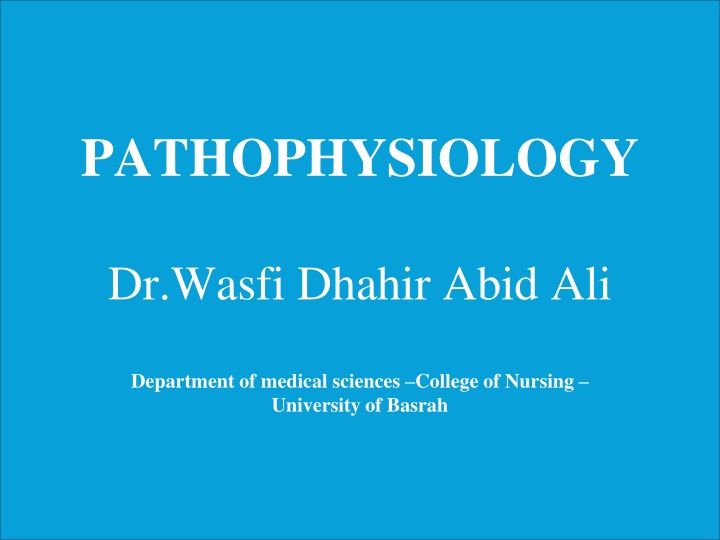 pathophysiology n.w
