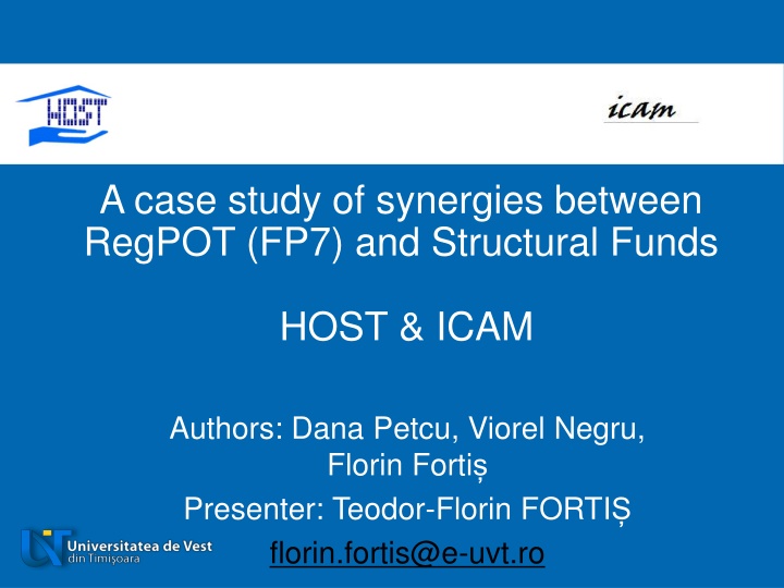 a case study of synergies between regpot n.w