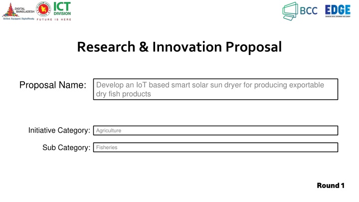Research & Innovation Proposal