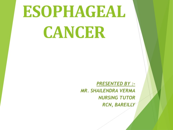 esophageal cancer n.w