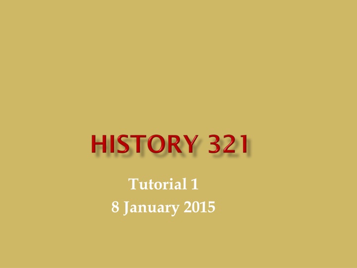 tutorial 1 8 january 2015 n.w
