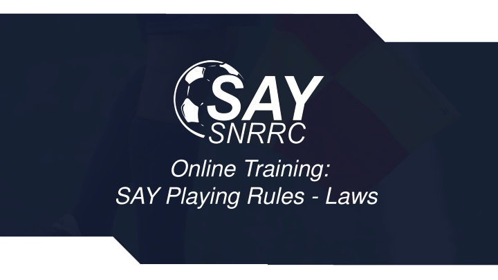 online training say playing rules laws n.w