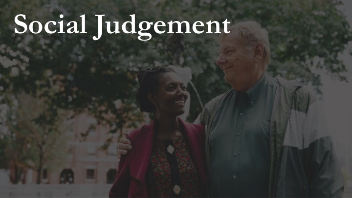 social judgement n.w