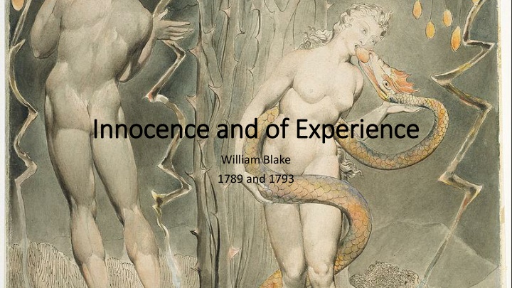 innocence innocence and of experience n.w