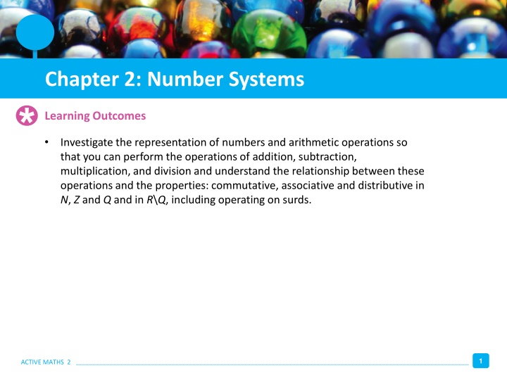 Number Systems Representation and Arithmetic Operations