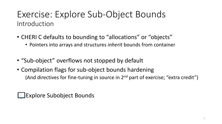 exercise explore sub object bounds introduction n.w
