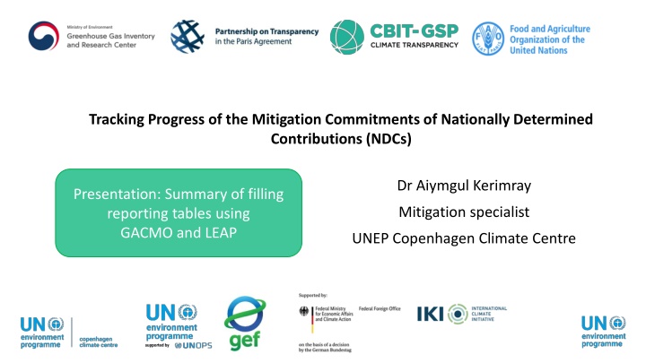 tracking progress of the mitigation commitments n.w