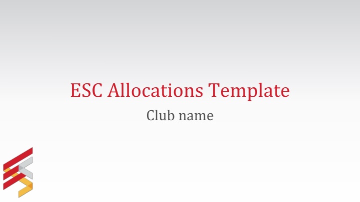 esc allocations template club name n.w