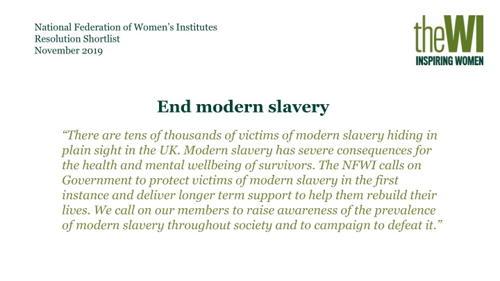 national federation of women s institutes n.w