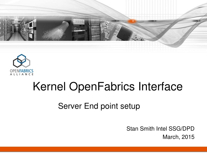 Setting Up Kernel OpenFabrics Interface Server Endpoint