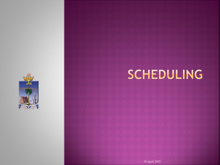 scheduling n.w