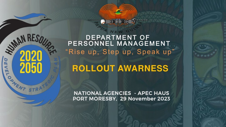 Overview of HRDSP 30-Year Plan for Public Service Workforce Development in Papua New Guinea