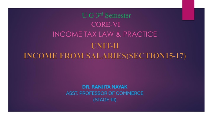 u g 3 rd semester core vi n.w
