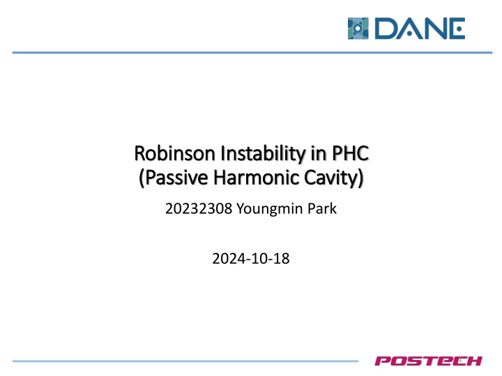 robinson instability in phc robinson instability n.w