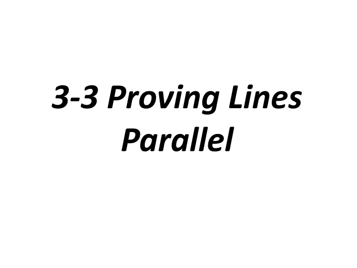 3 3 proving lines parallel n.w