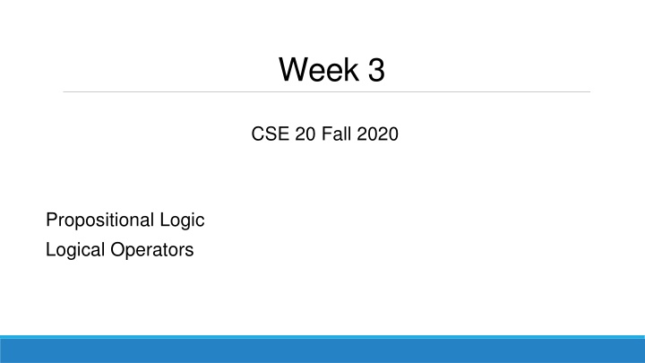 week 3 n.w