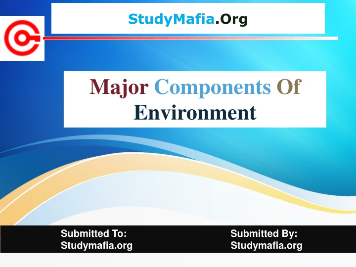 Components of Environment and Their Significance
