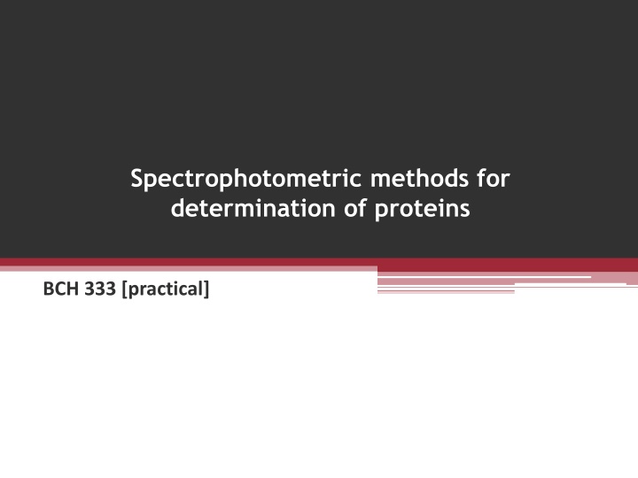 spectrophotometric methods for determination n.w
