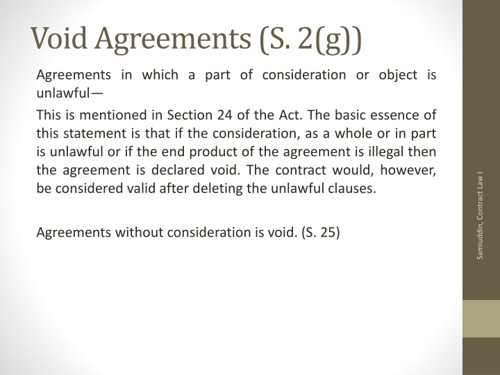 void agreements s 2 g n.w