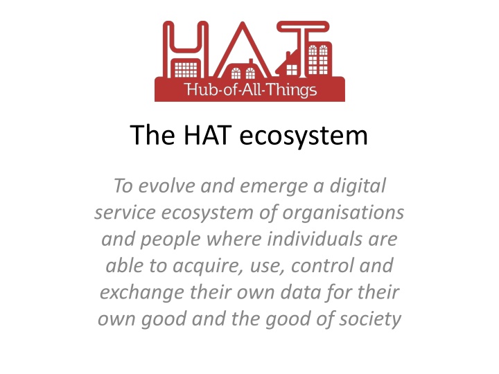 The HAT Ecosystem: Evolving Digital Service Ecosystem