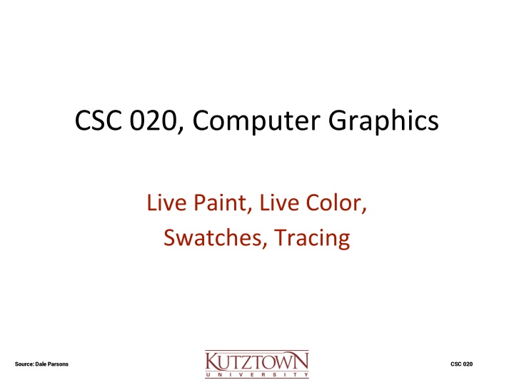 csc 020 computer graphics n.w