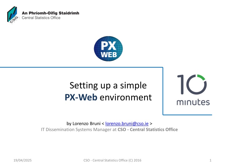 setting up a simple px web environment n.w
