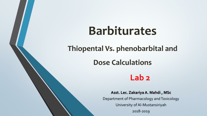 barbiturates n.w