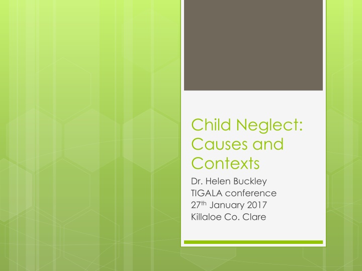 Child Neglect Causes and Contexts