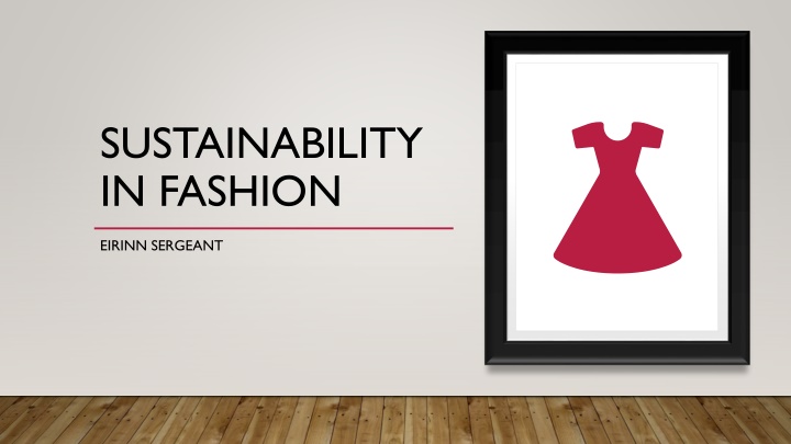 sustainability in fashion n.w