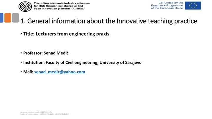 Innovative Teaching Practice in Civil Engineering